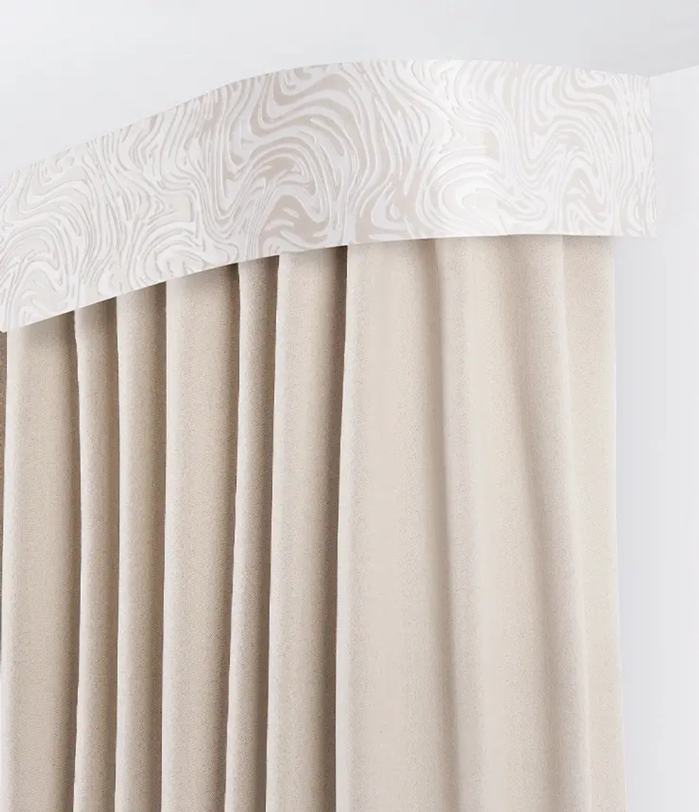 Пластиковый карниз с тиснением Legrand 2-х рядный Глэдис 2000 мм