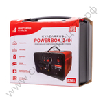 Инверторное пуско-зарядное устройство KVAZARRUS PowerBox 240i, таймер, пластиковый кейс