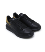 Кожаные кроссовки larry Alexander McQueen - черный(782463 WIE9P)