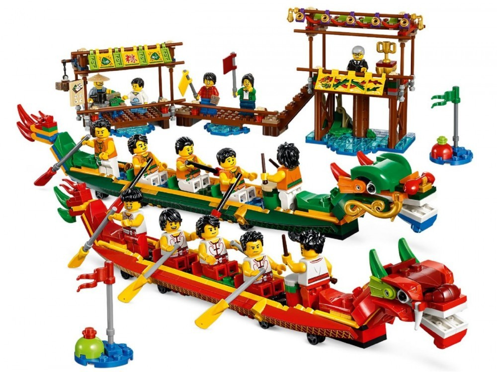 LEGO Exclusive: Гонка на лодках-драконах 80103 — Dragon Boat Race — Лего Эксклюзив