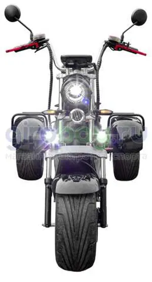 Электроскутер IKINGI X12 PRO TRIKE PLUS 3333W - Черный фото №9