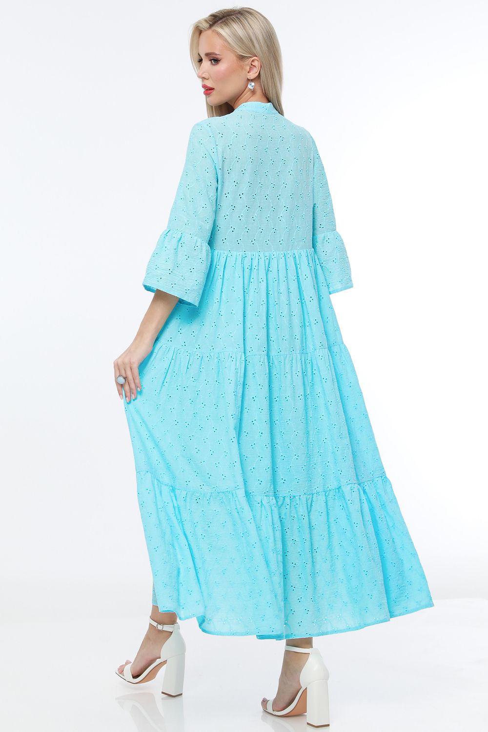 Платье Любим яркое, блю DStrend (Акция)