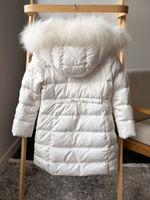 Пуховое пальто Il Gufo со съемной меховой опушкой, 116