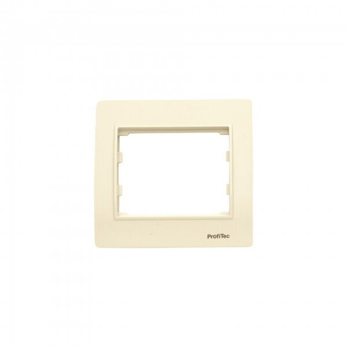 Рамка одноместная Корса крем.