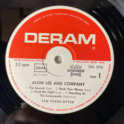 Винтажная виниловая пластинка LP Ten Years After, Alvin Lee and Company (Германия 1972)