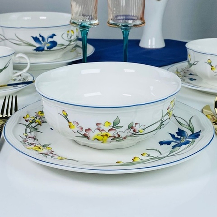 Lenardi 305-354 Набор из 6 салатников 18х7см ФРЭНСИС в под.уп.(х4)Фарфор