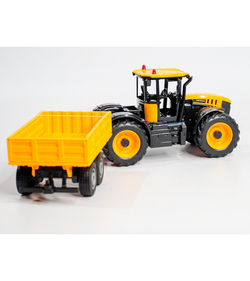 Радиоуправляемый фермерский трактор с прицепом Double Eagle JCB Fastrac 4220 1/24 2.4G RTR