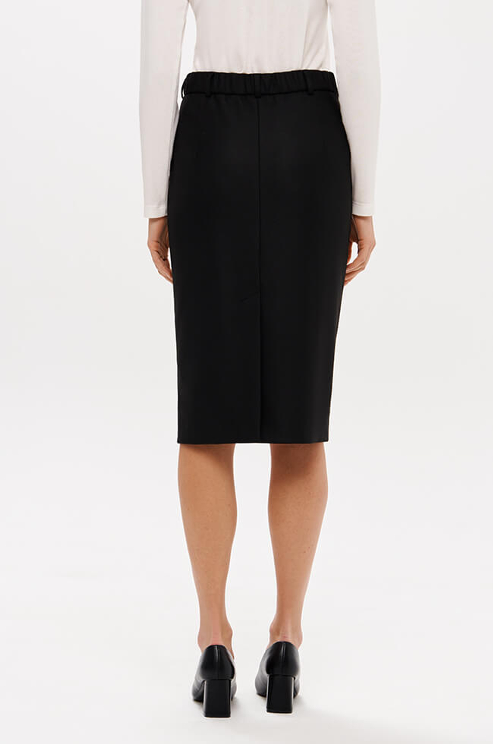 4911 Юбка женская (черный)