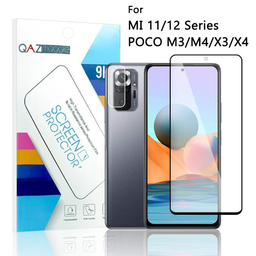 Защитное стекло Xiaomi Mi 11 Lite/12  Lite black