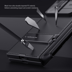 Усиленный чехол от Nillkin для Samsung Galaxy Z Fold 6 5G, серия CamShield Fold Case-Pen Holder Version (версия с подставкой и держателем для S Pen)