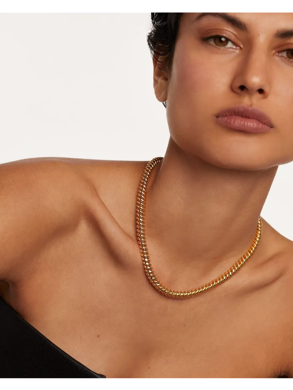 Колье Gaia Латунь покрытая золотом 750 пробы