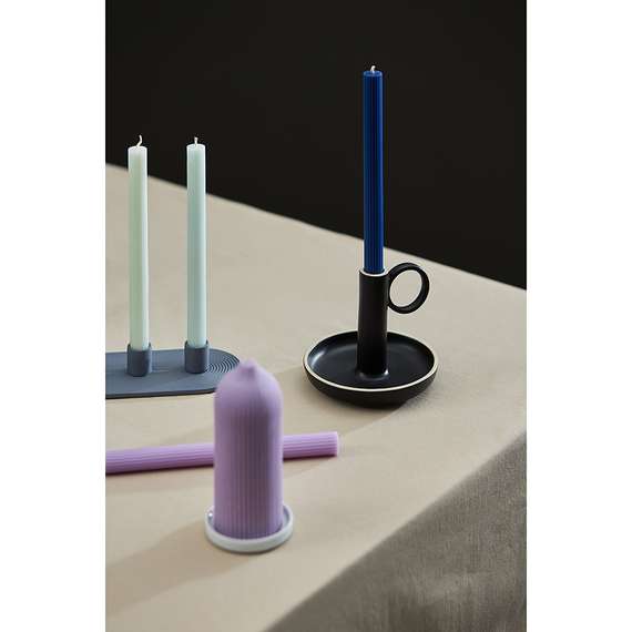 Свеча декоративная цвета лаванды Edge, 16,5см