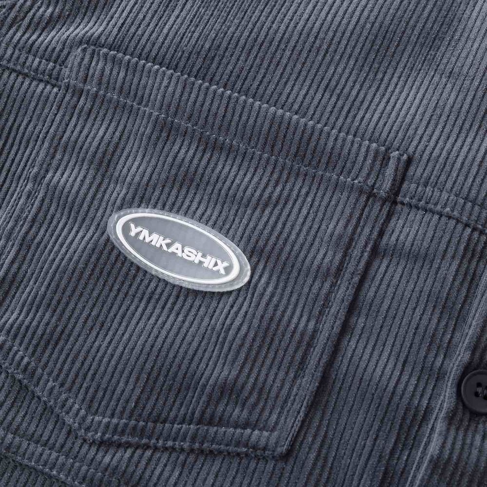 Рубашка Ymkashix Velvet Button графитовая