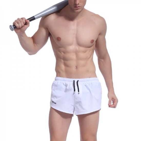 Мужские шорты купальные  белые Seobean Shorts White