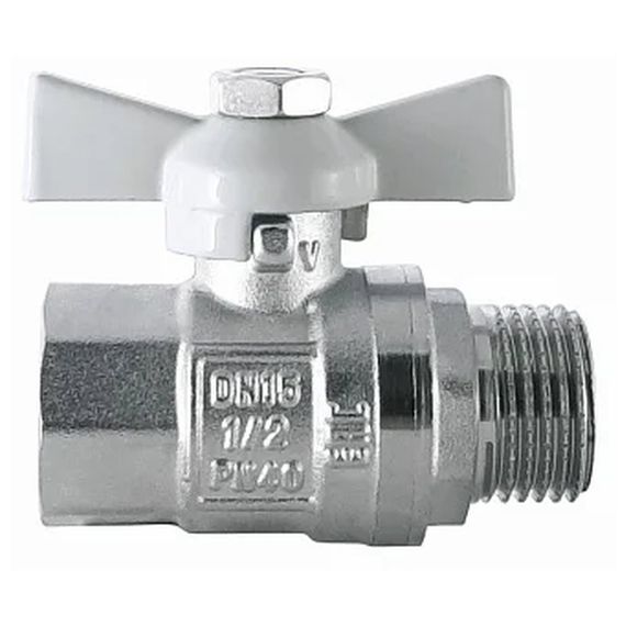 Кран шаровый STI 1/2 Н/В бабочка полнопроходной 15 купить в Москве и Московской области по низкой цене с доставкой по России — (2) Кран шаровый STI 1/2 Н/В бабочка полнопроходной 15 — (2)