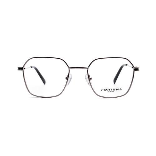 Оправа многогранник Fortuna F0200 C4 серебряная с черным