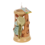 Набор для игры в песок с мельницей (5предм.) совок,грабли,форм,сет.315-7