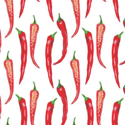 Красный острый перец чили