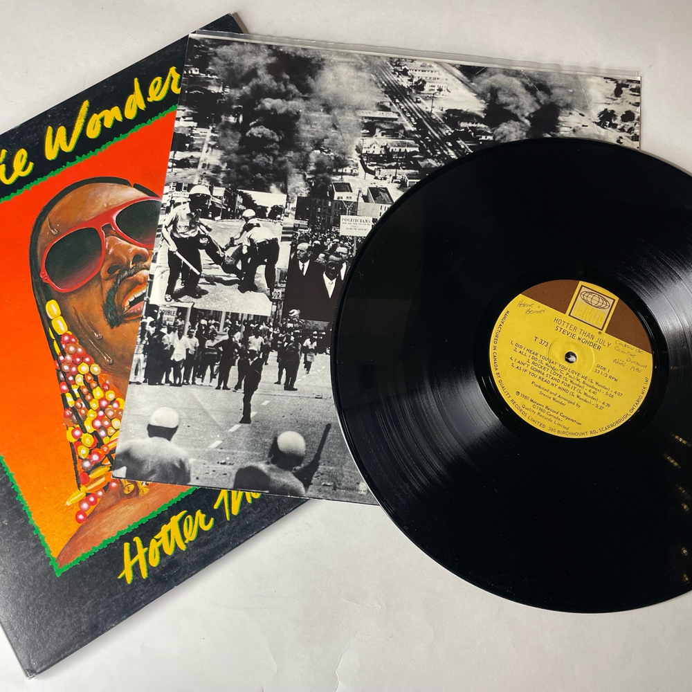 Винтажная виниловая пластинка LP Stevie Wonder Hotter Than July (Канада 1980)