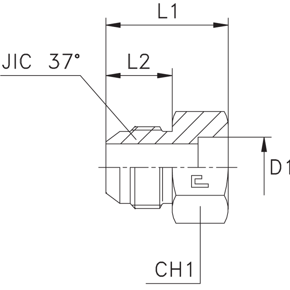 Соединение WS JIC 1.5/16"