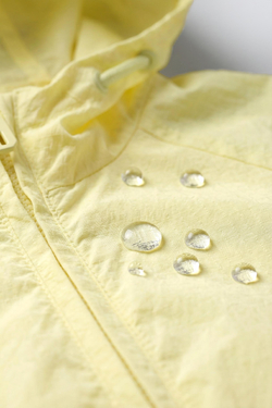 ZARA ЛЕГКИЙ ДОЖДЕВИК WATER REPELLENT, ЖЕЛТЫЙ