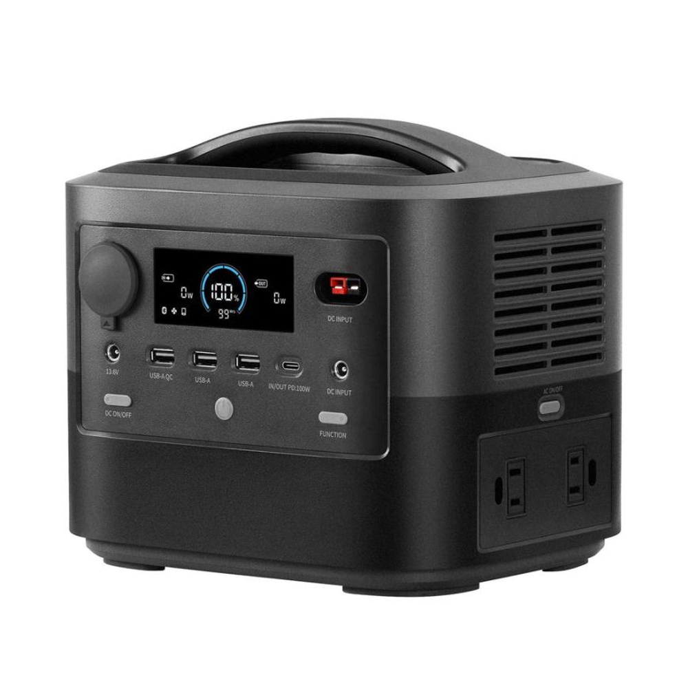 Умная портативная электростанция Xiaomi 70mai Power Station Hiker 400 (версия Global) 378 Вт·ч, 38 дБ | Выходные разъёмы: USB-C 100 Вт, 3 USB-A, 2 розетки, 2 DC; поддержка PD и QC