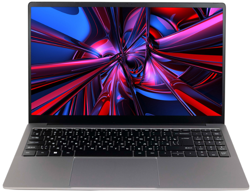 Ноутбук  HIPER OFFICE HLP 15.6 ", Core i5, 8 Гб RAM, 256 Гб SSD, Iris Xe Graphics, Серый