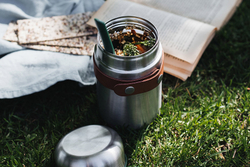 Термос black+blum, food flask, 400 мл, зеленый