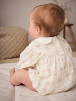 Боди с длинным рукавом и колготки в комплекте для малышей Next E65-019, Бежевый, Розовый