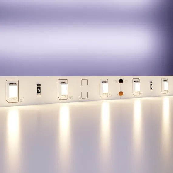 Светодиодная лента 12В 2835 4,8Вт/м 3000K 5м IP20 Led Strip 10102