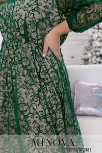 Платье 2485-зеленый Minova