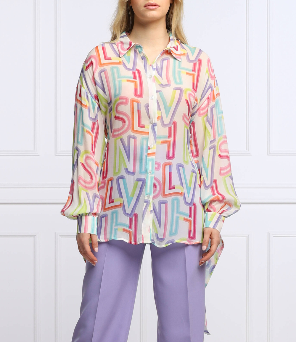 рубашка shirt gleti Silvian Heach - разноцветная(CVP22037CA)