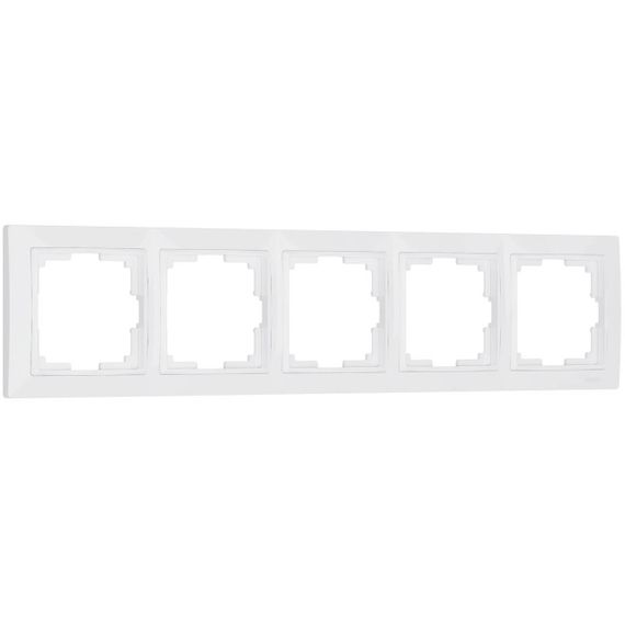 Рамка на 5 постов Werkel Snabb basic белый W0052001 4690389161452
