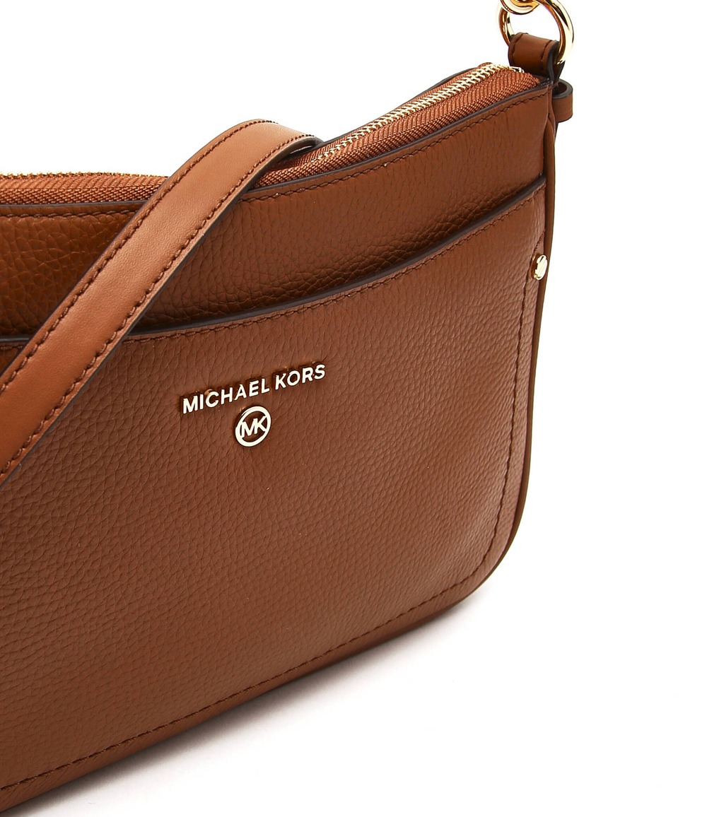 кожаная сумка через плечо jet set Michael Kors - коричневый(32S1GT9C8L)