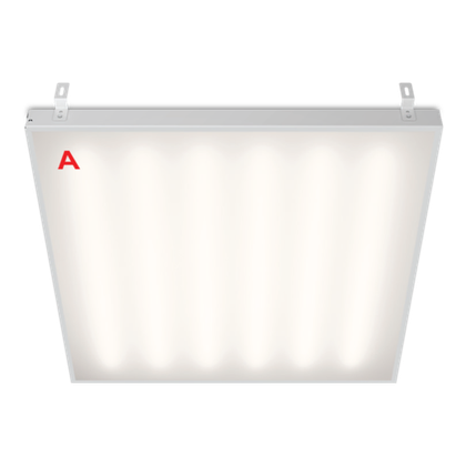 Светильник ГРИЛЬЯТО ДВО02-051 с БАП EM3 54Вт 4000К IP40 Матовый 6000лм 588х588х40мм WOLTA PRO