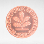 Germany, 1 Pfennig, 1998, (Berlin Mint - "A"), XF