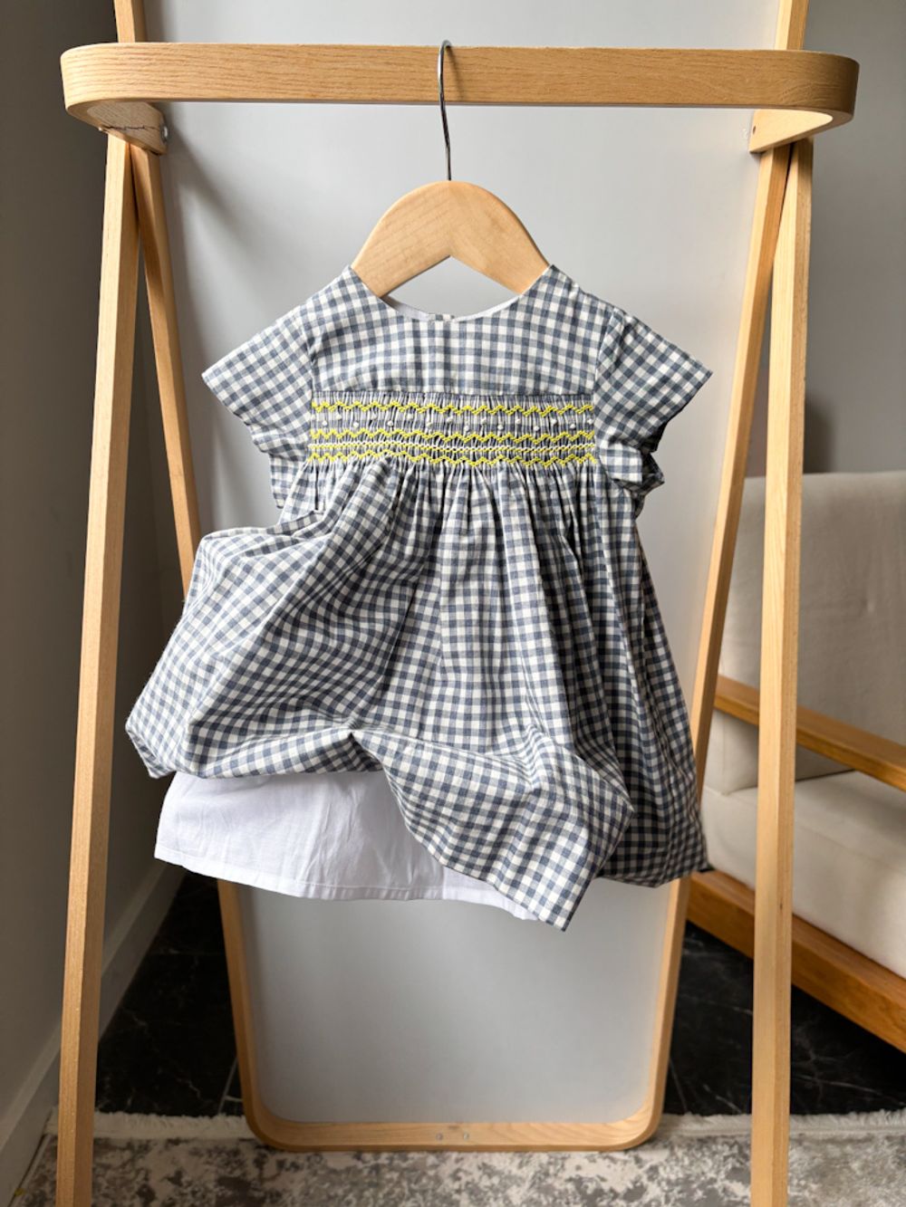 Новое хлопковое платье Bonpoint, 80