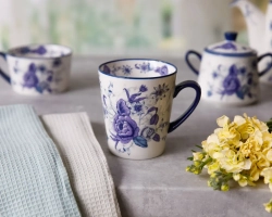 Kitchen Craft Кружка London Pottery 300 мл Голубая роза