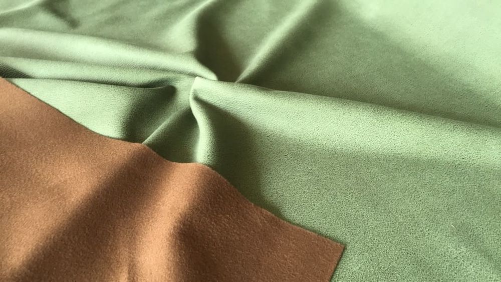 Искусственная замша Панамера 27 зеленый