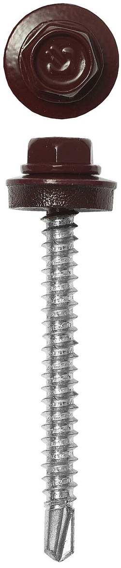 ЗУБР СКД 3005, 38 х 4.8 мм, тем.-красн., 1600 шт, кровельный саморез (4-300310-48-038-3005)