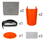 Ящик зимний Helios FishBox односекционный (10л)