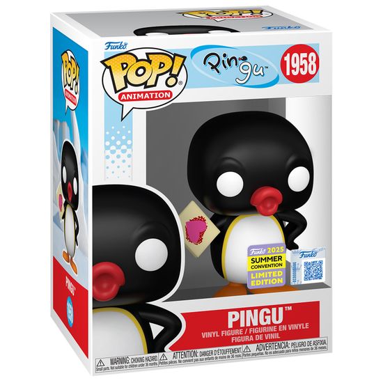 Фигурка Funko POP! Animation Pingu Pingu SDCC25 (Exc) (1958) 87940 / Фигурка Фанко ПОП! по мотивам мультсериала "Пингу", Пингу