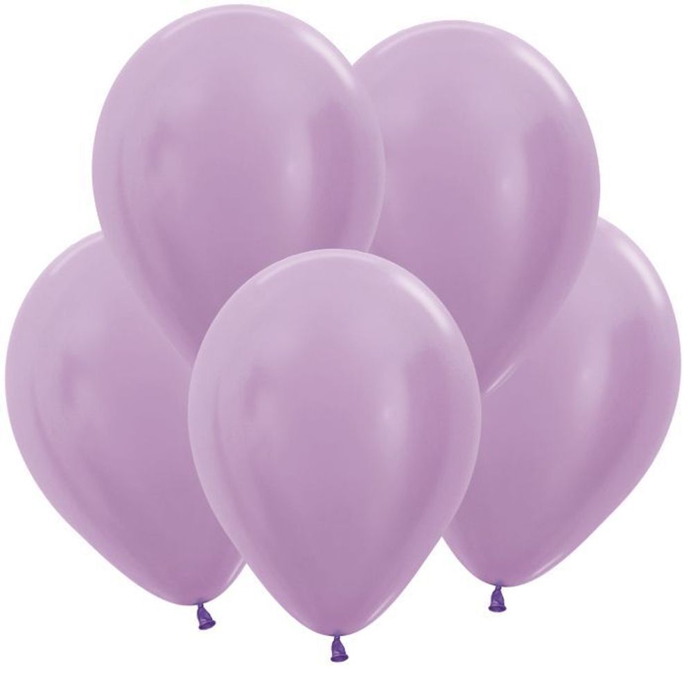Шар (12"/30 см) Сиреневый (450), перламутр 100 шт.