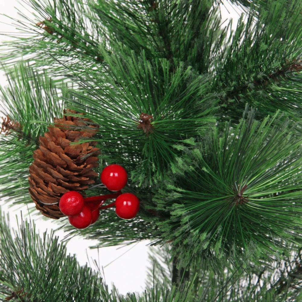 Ёлка «Сказочная принцесса» 60 см, леска, шишки, ягоды (25 веток)