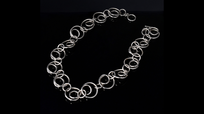 Колье цепь " Blooming №2"