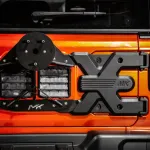 Усиленный держатель запасного колеса MEIKA для Jeep Wrangler JL 2018-2024+ Джип Вранглер калитка запаски запаска калитка