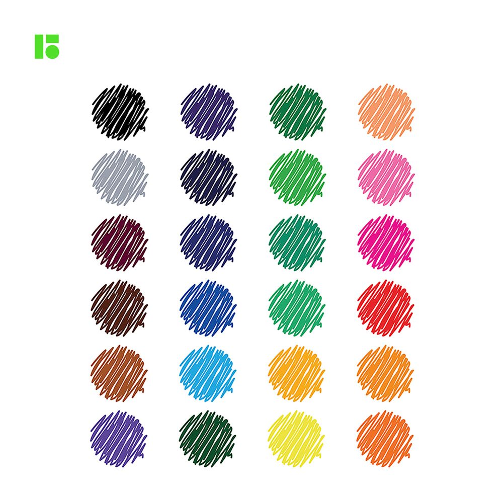 Фломастеры 24 цветов Berlingo Жил-был кот, смываемые, блистер