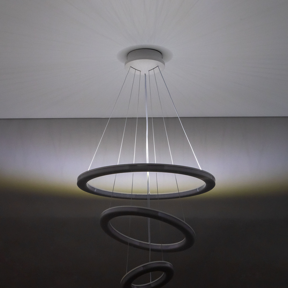 Citilux Электрон Смарт CL710A104S Умная люстра подвесная Белая