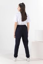 Брюки для девочки Скул-1 Виотекс ТЁМНО-СИНИЙ