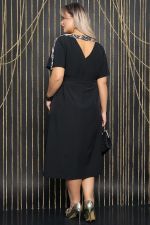 Платье Сказка (черное/лео) П12120 LT Collection